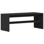 ZNTS TV Cabinet Black 100x40x40 cm Engineered Wood 862402