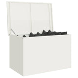 Outdoor Storage Box White 80 x 50.5 x 50 cm Steel 874568