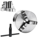3 Jaw Self-Centering Lathe Chuck 125 mm Steel 146706