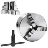 3 Jaw Self-Centering Lathe Chuck 125 mm Steel 146706