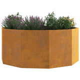 Planter Rusty 120 x 120 x 50 cm Weathering Steel 883751