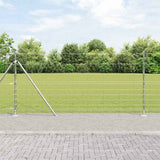 Welded Wire Fence with Concrete Base 25 x 1.2 m 3351509