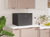 46 Litre Table Top Mini Fridge, Small Fridge with Ice Box, Reversible Door, Adjustable Temperature T3398P344702