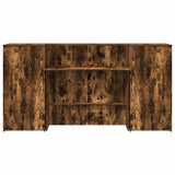 Reception Desk Smoked Oak 200x50x103,5 cm Engineered Wood 3324218
