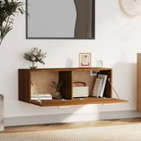 Wall Cabinet Brown Oak 100x36.5x35 cm Engineered Wood 817611