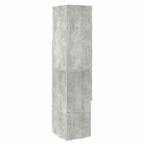 Corner Cabinet 32x32x140cm Engineered Wood Concrete Grey 889878