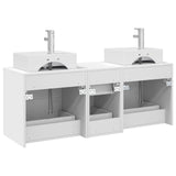 Bathroom Cabinet Set 3 pcs White 49.5 x 41 x 62.5 cm 3405843