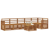 Sectional Sofa Set 7 pcs Natural Solid Acacia Wood 3374919