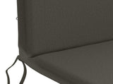 High Back Chair Cushion GEMERT 2 pcs 100% Polyester Anthracite 945714