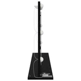 Vanity Mirror Rectangular Black Oak 100 x 55 x 18 cm 868302