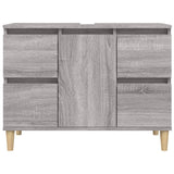 Sink Cabinet Grey Sonoma 80x33x60 cm Engineered Wood 821274