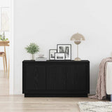 Sideboard Black Oak 102 x 35 x 55 cm Engineered Wood 862816