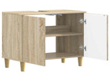 Bathroom Sink Cabinet ARNHEM Sonoma Oak 59.5 x 31.5x 59 cm 896567