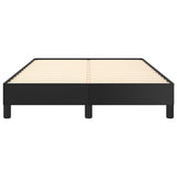 Bed Frame without Mattress Black 120x190 cm Small Double Faux Leather 379496