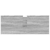Bathroom Basin Cabinet with Drawers Grey Sonoma 90x34.5x60 cm 861880