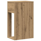 Computer Tower Stand with Drawer Artisan Oak 30x44x74 cm 858739