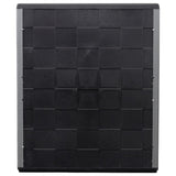 Garden Storage Cabinet Grey and Black 68x37x84 cm PP 151819