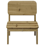 Garden Chairs 2 pcs 60x52.5x72 cm Impregnated Wood Pine 859326