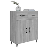 Sideboard Grey Sonoma 69.5x34x90 cm Engineered Wood 817361