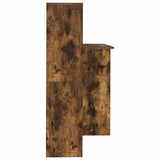 Desk Smoked Oak 131.5 x 50 x 106.5 cm Engineered Wood 869302