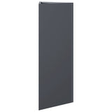 Garden Planters 2 pcs Anthracite Triangular 30x26x75 cm Steel 851148