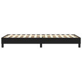 Box Spring Bed Frame Black Single Faux Leather 3121181