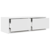 TV Cabinet White 80x31x25.5 cm Engineered Wood 861508