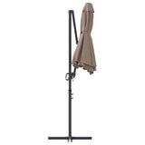 Umbrella Taupe 372 x 198 x 243 cm Polyester and Aluminium 42003378
