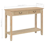 Console Table 110x35x80 cm Wood 249904