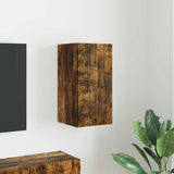 TV Wall Cabinet Smoked Oak 30 x 31 x 60 cm Engineered Wood 892279