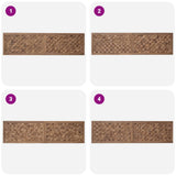 Bed Headboard Natural Solid Teak Wood 42024570