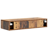 Wall-Mounted Side Table Old Wood 87.5 x 34.5 x 17 cm 898503