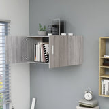 Wall Mounted Cabinet Grey Sonoma 80x39x40 cm Engineered Wood 815514