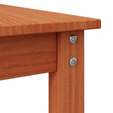 Coffee Table Wax brown 50 x 50 x 45 cm Solid pine wood 858232