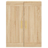 Wall Mounted Cabinet Sonoma Oak 69.5x34x90 cm Engineered Wood 830367