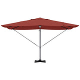 Umbrella Terracotta 351 x 250 x 253 cm Polyester and Aluminium 42003366