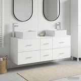 Bathroom Cabinet Set 3 pcs White 49.5 x 41 x 63 cm 3405827