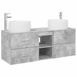 Bathroom Furniture Set 3 pcs Concrete Grey 49.5 x 44.5 x 66 cm 3405926