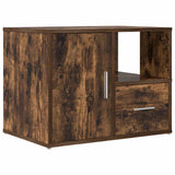 Corner Cabinet Smoked Oak 160x40x45 cm Engineered Wood 3307823