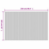 Room Divider Bamboo Natural 250x165 cm 241668