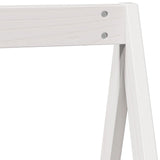 Kids' Bed Roof White 199x80.5x88 cm Solid Wood Pine 846956