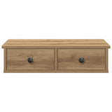 Wall Shelf with Drawers Artisian Oak 60x28x15 cm Engineered Wood 859949