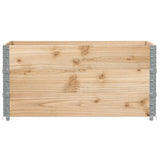 Pallet Collars 3 pcs 120x80 cm Solid Wood Pine 3295366