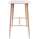 5 Piece Bar Set White 3057432