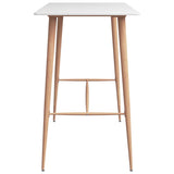 5 Piece Bar Set White 3057432