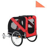 Pet Bike Trailer Red and Black 91766