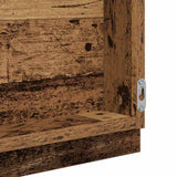 Mirror Wall-mounted Old Wood 90 x 8.5 x 37 cm Engineered Wood 875419