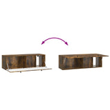 Wall-Mounted TV Cabinet 98 x 31 x 30 cm Smoked Oak 899240