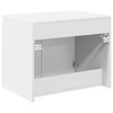 Wall-mounted Bathroom Cabinet High Gloss White 890476
