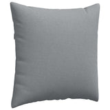 Sofa Pillows 2 pcs Light Grey 80 x 80 cm Fabric 42014040
